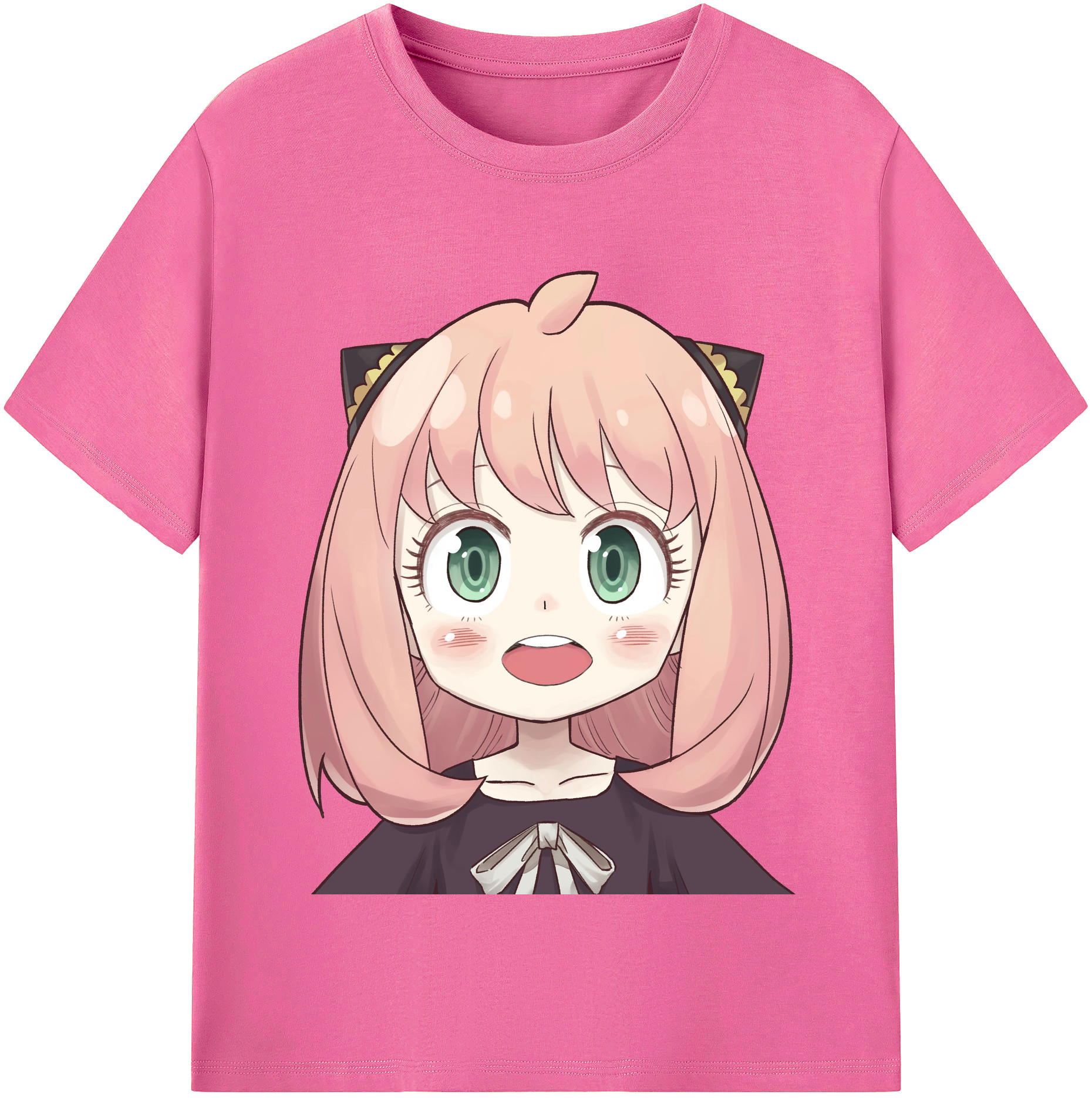 （画像用） SPY×FAMILY间谍家家酒 レディースカジュアルプリントTシャツ（綿100％）